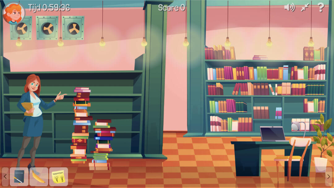 Digitale escaperoom De Boekenreismachine